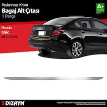 Honda Cıvıc Krom Alt Bagaj Çıtası 2012-2016 P. Çelik N11.6035