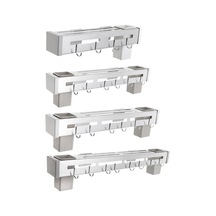 Pazly Mutfak Duvara Monte Raf Çubukları Tutucu 40cm, Küçük Ve Pratik Ahşap