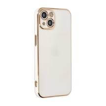 Ilkeshop Newface Apple iPhone Uyumlu 14 Plus Kılıf Volet Silikon - Beyaz