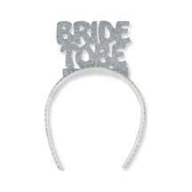 Gümüş Bride To Be Yazılı Taç. Evadan Bekarlığa Veda Partisi İçin
