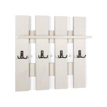 Left Duvar Askılığı, Raflı, Modern, Şık Kumtaşı Beyaz