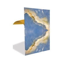 Tink Kendinden Yapışkanlı Mavi Mermer Desenli Pvc Panel 41x62 Cm