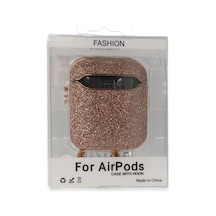 Newface Apple Uyumlu Airpods 2 2.nesil Spell Simli Kılıf - Rose Gold,