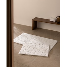 Lumielle 2'li Banyo Paspası - Ekru 8684427345207 Çok Renkli