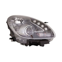 Ön Sağ Far Lambası Siyah Halojen Led / Alfa Romeo Giulietta (Depo
