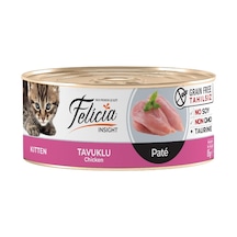 Felicia Tahılsız Tavuklu Kıyılmış Konserve Yavru Kedi Maması 85 G