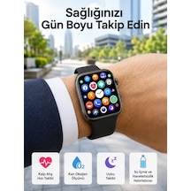 Mey İthalat Plastik Kordonlu Kalp Atışı Uyku Takibi Ve Çağrı Cevaplayabilen Akıllı Saat