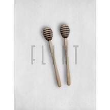 El Yapımı Gürgen Ağacı Bal Kaşığı 16 Cm 2'li Set / Doğal Ahşap Bal Ve Kahvaltılık Kaşığı / Dayanıklı