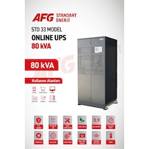 80 Kva Trifaze Online Ups Std 33 Model Kesintisiz Güç Kaynağı