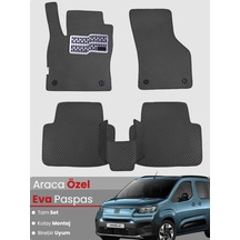 Fiat Doblo 2023-2024 Uyumlu Eva Paspas Tam Set Birebir Uyum, Araca Özel Tasarım,kolay Montaj 802