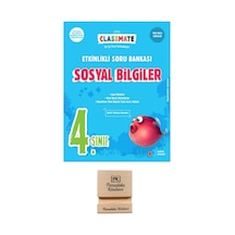 Okyanus 4. Sınıf Classmate Sosyal Bilgiler Etkinlikli Soru Bankası + Telefon Standı