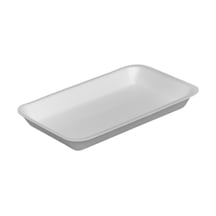 Tek Kullanımlık Mod 2 - 500 Gr. Beyaz Köpük Kase Tabak - 18x13x3 Cm. - 100 Adet Beyaz