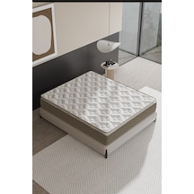 Aksviva Mocha Çift Kişilik Pedli Paket Yaylı Yatak 30 Cm BEYAZ