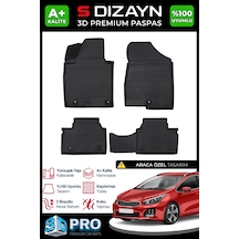 S-dizayn Kia Ceed 3d Pro Havuzlu Paspas 2012-2018 A+ Kalite