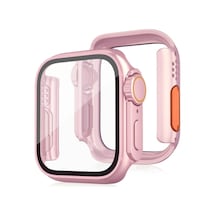 Ugr02 Apple Uyumlu Watch  44mm Watch 49mm Kasa Dönüştürücü Ve Ekran Koruyucu - Rose Gold