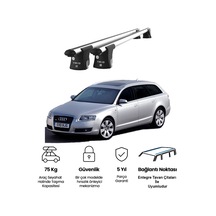 Trio-ıı Audi A6 Avant 2005-2010 Kilitli Ara Atkı 120cm Port Bagaj Tavan Barı