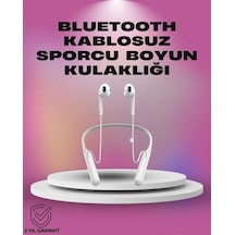 Uzun Pil Ömürlü Kablosuz Kulaklık Boyun Askılı, 100 Saat Kullanım
