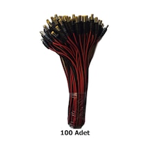 Dc Erkek Power Jack Güç Bağlantı Kablosu 100 Adet - Kamera Ve Led Adaptör Giriş Soketi