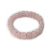 Pembe Kuvars Bileklik Rose Quartz 677 Çok Renkli