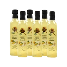 Maydanozlu Sarımsaklı Limon Sirkesi 6x500 Ml %100 Katkısız Doğal Özel Üretim