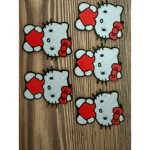 Hello Kitty Sevimli Figür 3'lü Set - 3d Baskı Renkli Anahtarlık Ve Çanta Süsü Aksesuarı