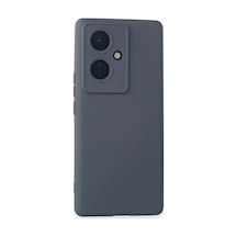 Vivo V29 Lite Uyumlu Kılıf Nano İçi Kadife Silikon - Gri