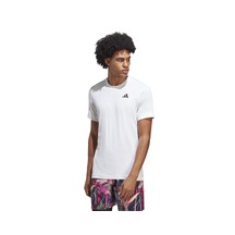 Adidas  T Freelift Tee Erkek Tenis Tişörtü HR6484 Beyaz