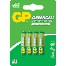 GP Greencell GP24G-UE4 Çinko Karbon AAA İnce Kalem Pil 4'lü