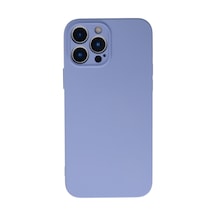 Apple iPhone Uyumlu,  13 Pro Max Kılıf Nano İçi Kadife Silikon - Lila