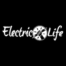 Elektirik Yaşam Araba Sitcker Etiket 20 Cm Beyaz