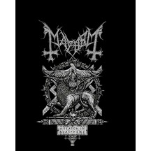 Zepplin Giyim Mayhem A Season İn Blasphemy Büyük Sırt Patch Yama Siyah