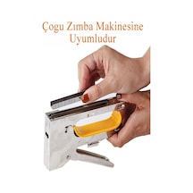 13/8 Zımba Teli 5000 Li 2 Paket Delta 13-8 Zımba Tabancaları Patpat Otomatik Zımba Makinesi Çakma Teli