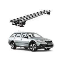 Venüs Skoda Octavia Scout 2007-2013 Uyumlu Gri Ara Atkı Port Bagaj Tavan Barı