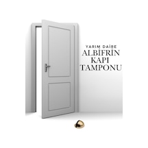 5 Adetalbifrinyarım Daire Yapışkanlı Kapı Tamponu Kapı Stoperi Metal Kapı Stopu Durdurucu