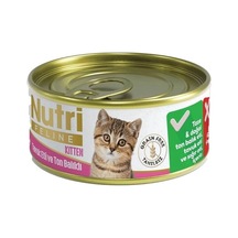 Nutri Feline Tahılsız Tuk Etli Ve Ton Balıklı Yru Kedi Konservesi 85gr