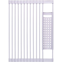 Sones 43 X 33cm Beyaz Gri Mutfak Silikon Drenaj Rafı Lavabo Drenaj Rafı Diğer