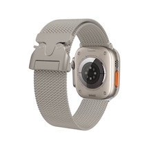 Apple Watch Uyumlu 44mm Tgco Krd-25 Metal Hasır Kordon-gri