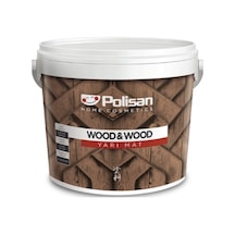 Polisan Wood&wood Anti Aging Ahşap Verniği Yarı Mat Su Bazlı Şeffaf 0,75 Lt