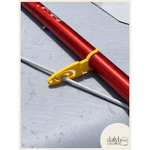 Sup/kano Sarı Kürek Sabitleme Aparatı 2'li Set -paddle Board Kürek Tutucu Klips-kayma Önleyici Kürek Aksesuarı
