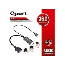Qport Q-dpx Hdmı M To Dısplayport F Çevirici-113966