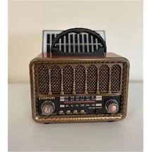 Everton Rt-707 Bluetooth-usb-sd-fm Şarjlı Nostaljik Radyo Solarlı Radyo