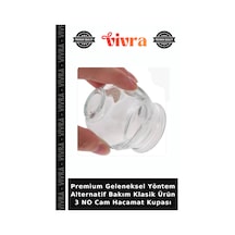 Premium Geleneksel Yöntem Alternatif Bakım Klasik Ürün 3 No Cam Hacamat Kupası