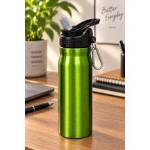 -12 500 Ml Çelik Matara Şah-2850 Yeşil