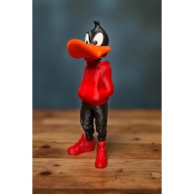26 Cm 3d Baskı Daffy Duck Figürü, Looney Tunes Figür, Çizgi Film Figürü