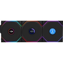 Lian Li Unı Fan Tl Wıreless Lcd 3x120mm Siyah Kasa Fanı Azaz0llı0089