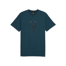 Puma Ferrari Tonal Shield Tee Yeşil Erkek T-shirt