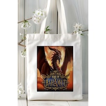 Art Hediye Rage Of Bahamut Shingeki No Bahamut Baskılı Bez Omuz Çantası Kişiye Özel Model 4 Çok Renkli