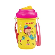 Bebedor Askılı Ve Pipetli Alıştırma Bardağı 360 ML - Deniz Kızı D