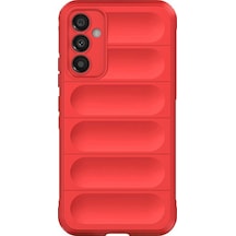 Samsung A56 Kılıf Optimum Silikon - Kırmızı Düz Renkli