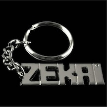 Zekai - 322 - - Nazblsmm - İsimli Anahtarlık Çok Renkli